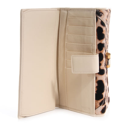 Saint Laurent Pony Hair Leopard Muse Wallet 5 of 9