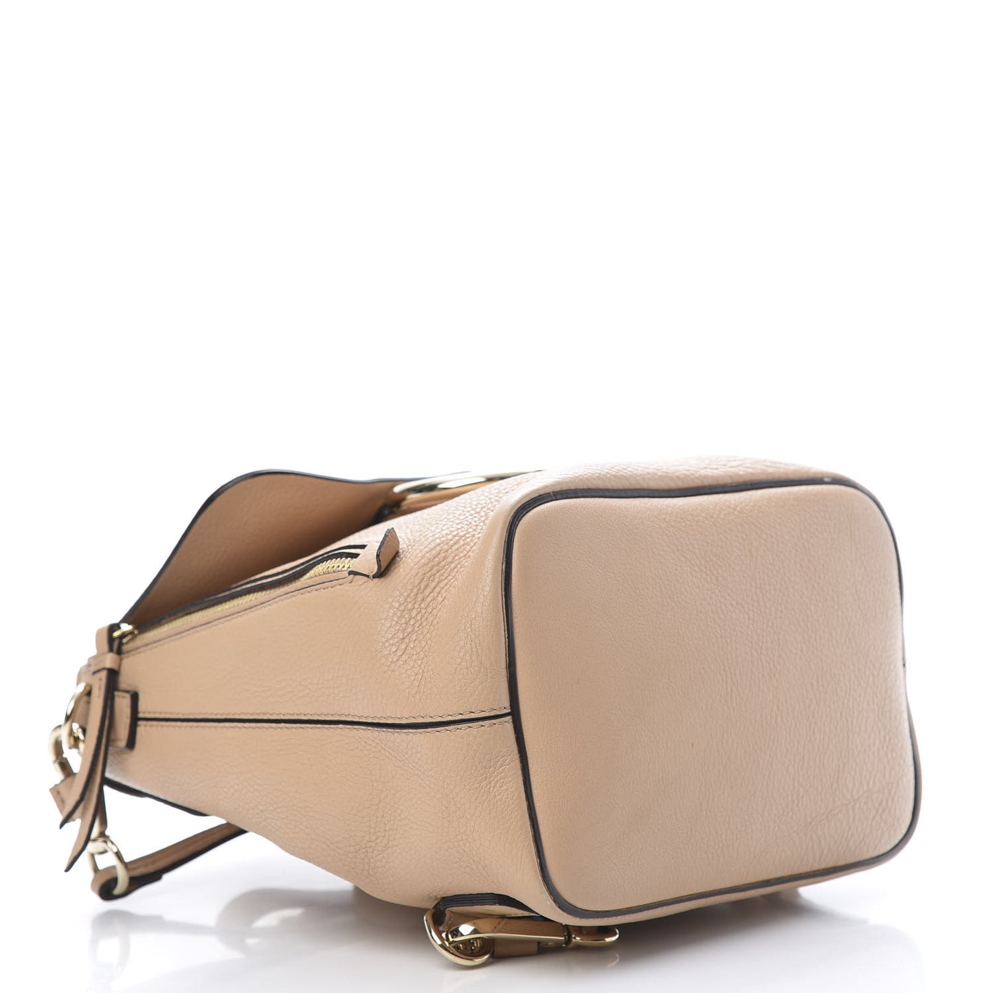 Suede Calfskin Small Faye Backpack Blushy Pink