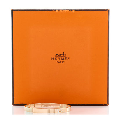 Hermes 18K Rose Gold Diamond PM H D'Ancre Bracelet ST 5 of 5