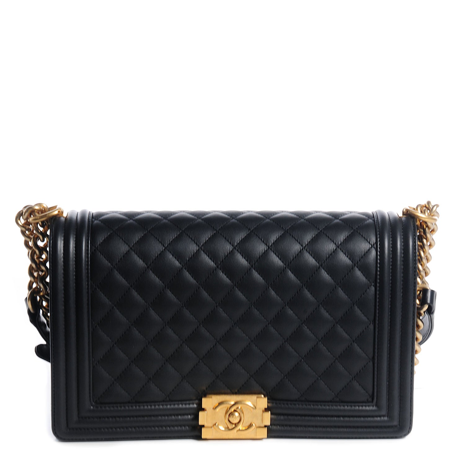 Chanel Calfskin New Medium Boy Flap Black 1 of 10
