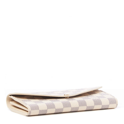 Louis Vuitton Damier Azur Sarah Wallet NM 3 of 9