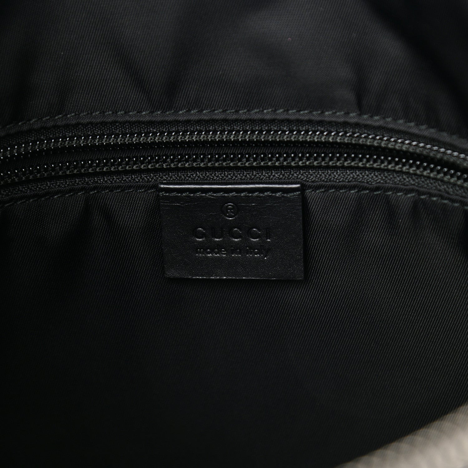 Gucci GG Supreme Monogram Web Messenger Bag Black 5 of 11
