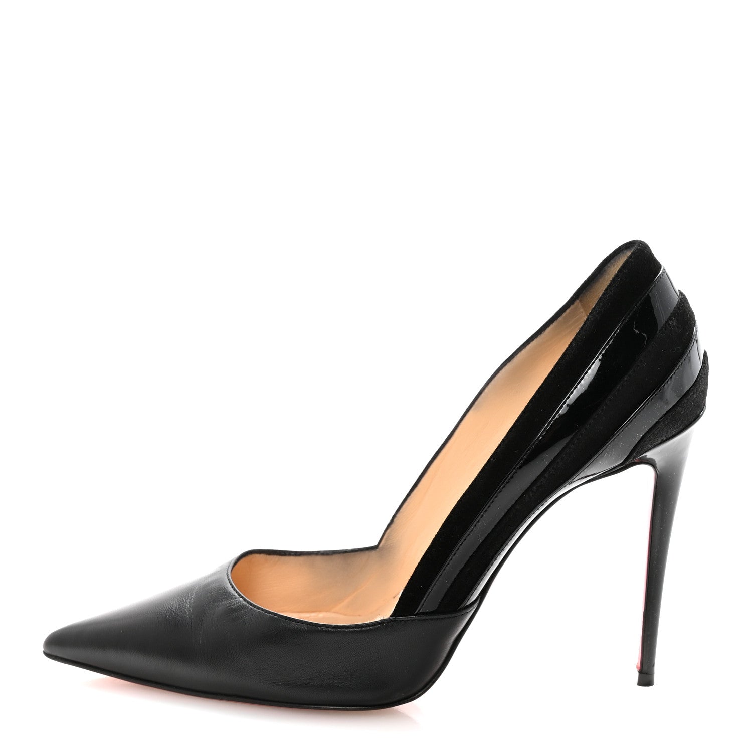 Christian Louboutin Kid Patent Super Pump 100 Pumps 38 Black 1 of 8