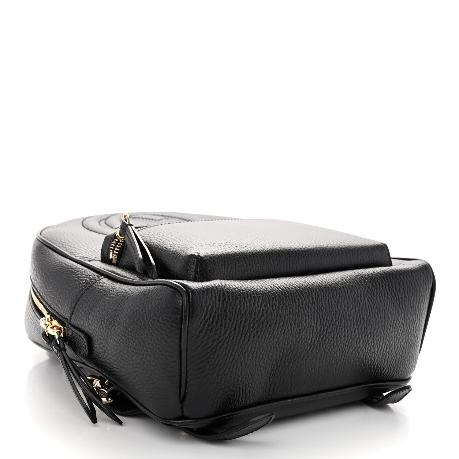 Gucci Pebbled Calfskin Soho Chain Backpack Black 4 of 9