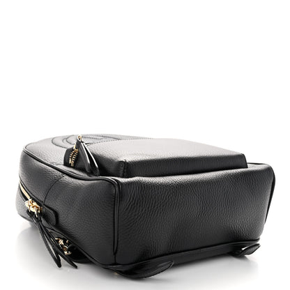 Gucci Pebbled Calfskin Soho Chain Backpack Black 4 of 9