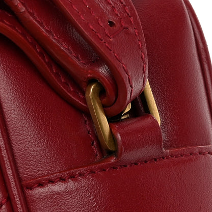 Saint Laurent Calfskin Matelasse Monogram Lou Camera Bag Rouge Eros 17 of 17