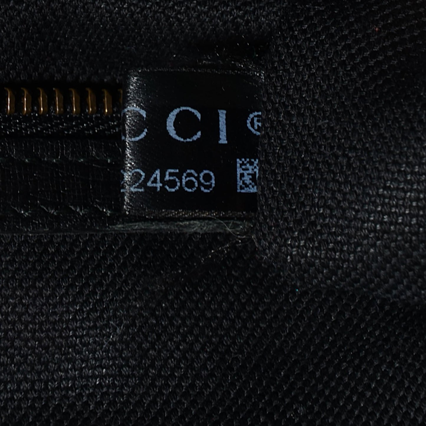 Textured Calfskin Large Bright Bit Tote Black