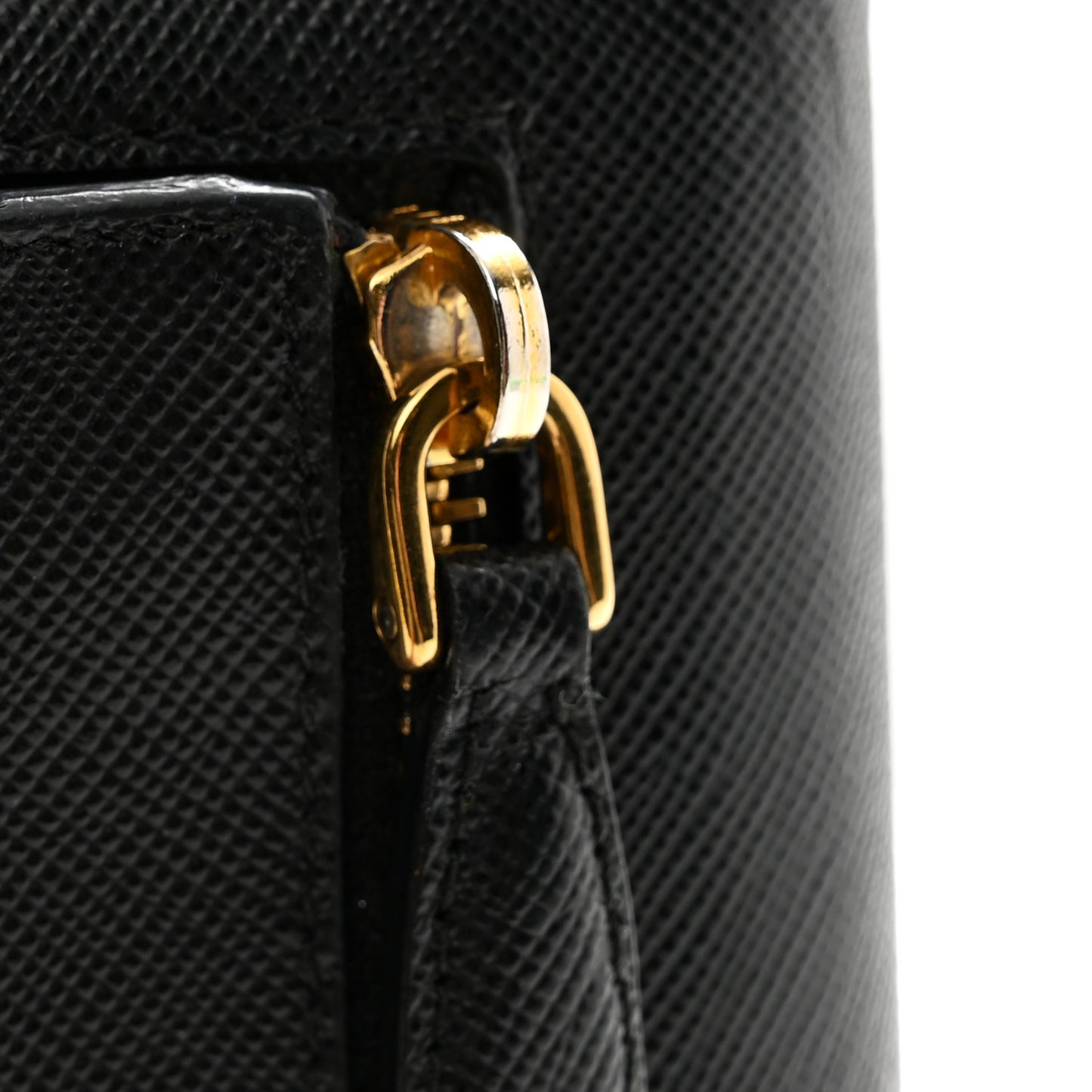 Saffiano Metal Envelope Wallet Black