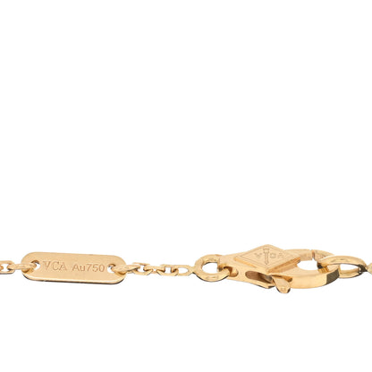 Van Cleef & Arpels 18K Yellow Gold Diamond Mini Frivole Bracelet 3 of 3