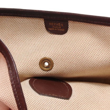 Hermes Toile Ardennes Evelyne GM Ecru Chocolate 5 of 7