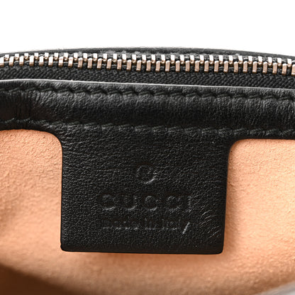 Gucci Calfskin Matelasse Medium GG Marmont Shoulder Bag Black 10 of 23