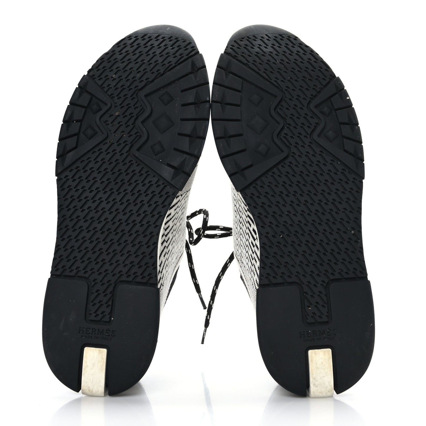 Knit Bi-Color Womens Addict Sneakers 39.5 Black White