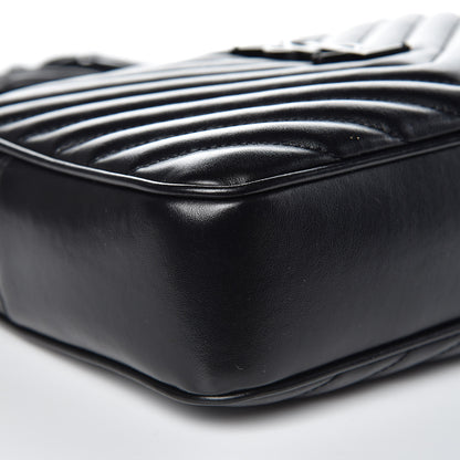 Saint Laurent Calfskin Matelasse Monogram Lou Camera Bag Black 9 of 10