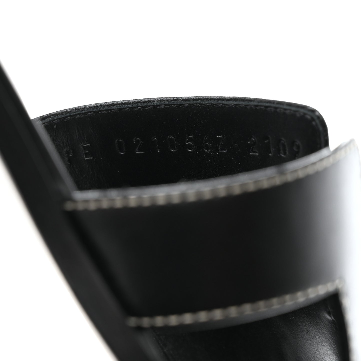 Box Calfskin Oran Sandals 37 Black