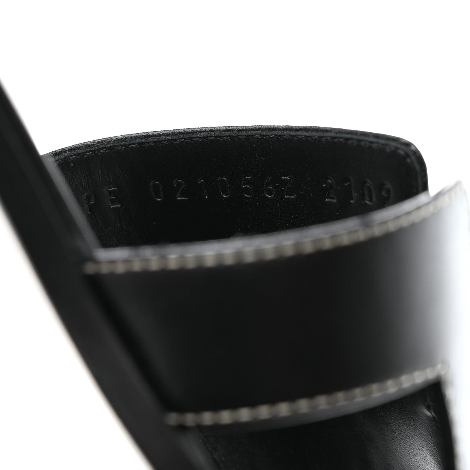 Hermes Box Calfskin Oran Sandals 37 Black 8 of 9
