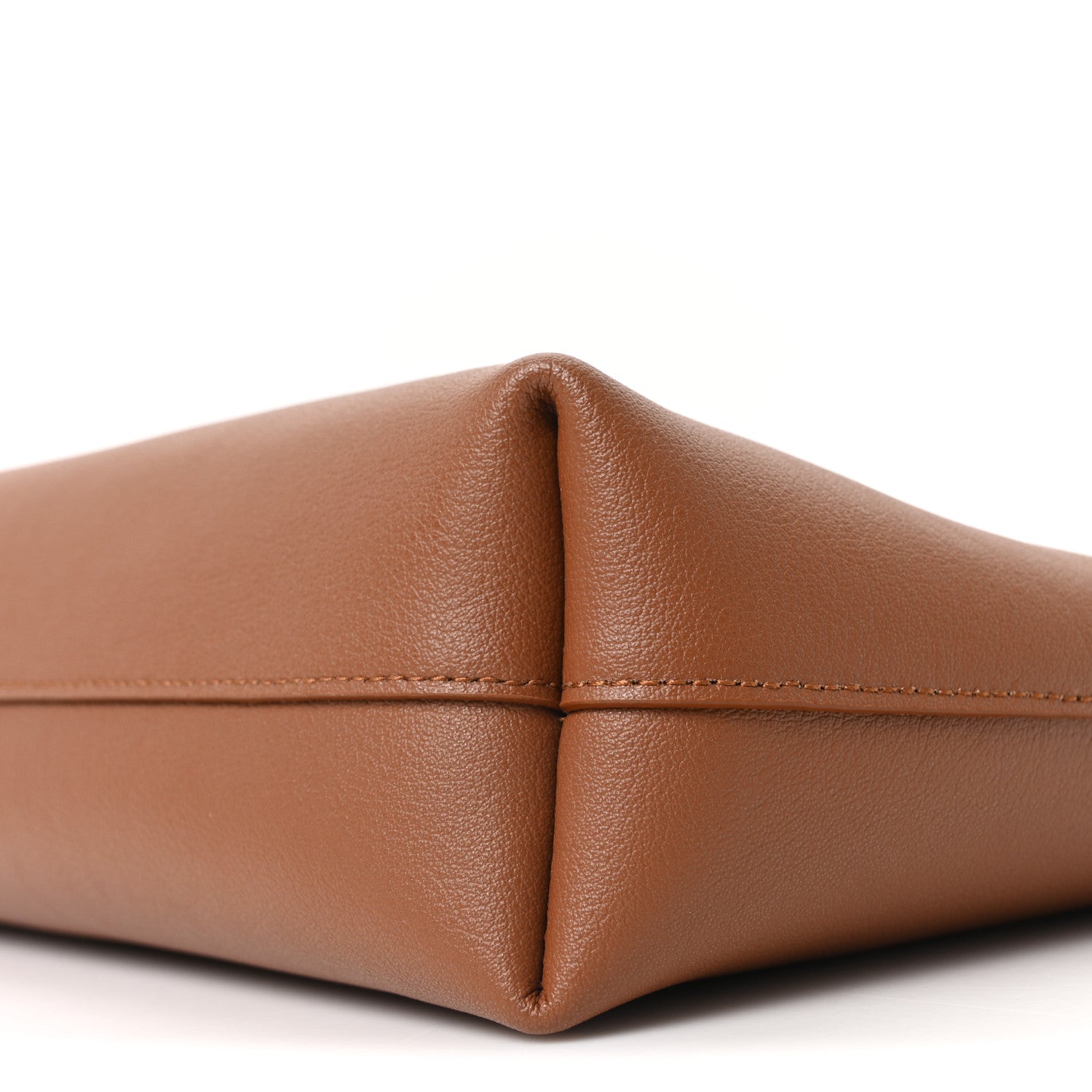 Saint Laurent Calfskin Toy Shopping Tote Dark Tan 10 of 10