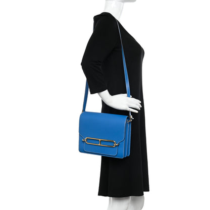Hermes Evercolor Sac Roulis 23 Bleu Hydra 2 of 17