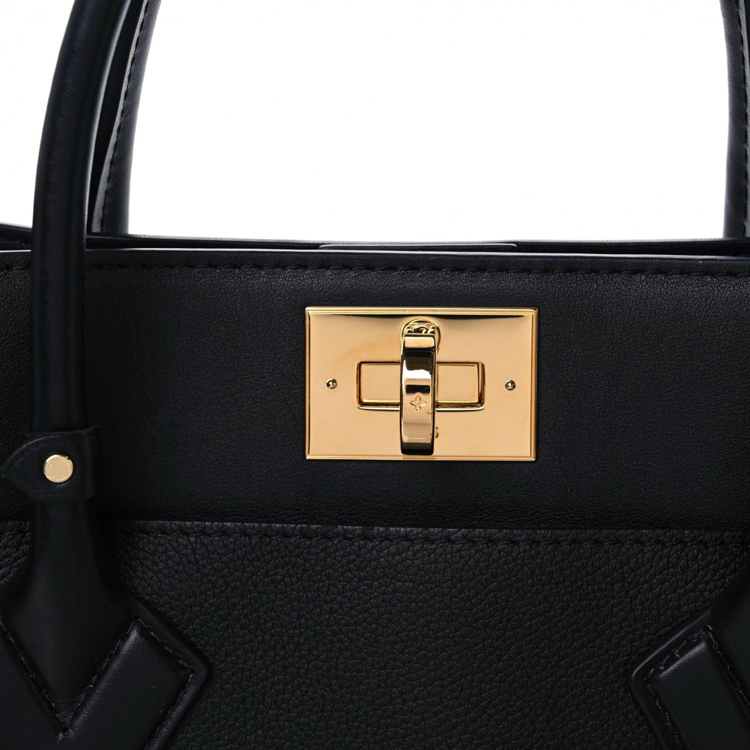 Louis Vuitton Calfskin Monogram Tufting On My Side Black 13 of 13