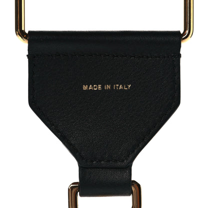 Fendi Ribbon Vitello Seta FF 1974 Adjustable Strap You Black 5 of 5
