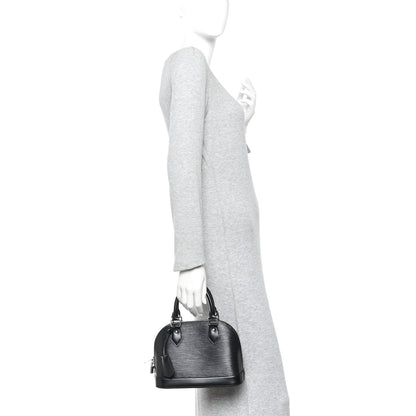 Louis Vuitton Epi Alma BB Black 2 of 10