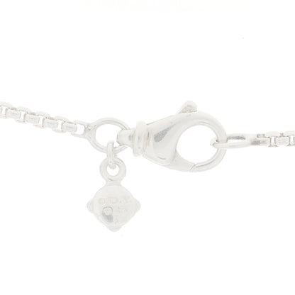 David Yurman Sterling Silver Diamond Crossover Bar Necklace 6 of 6
