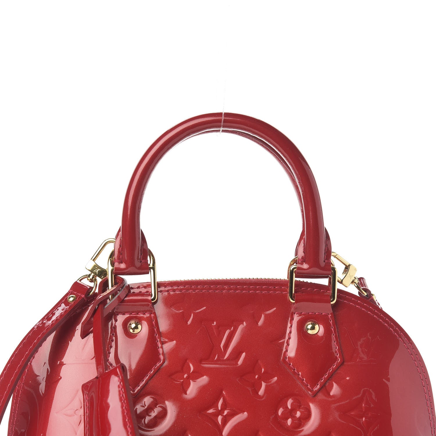 Louis Vuitton Vernis Alma BB Pomme D'Amour 10 of 10