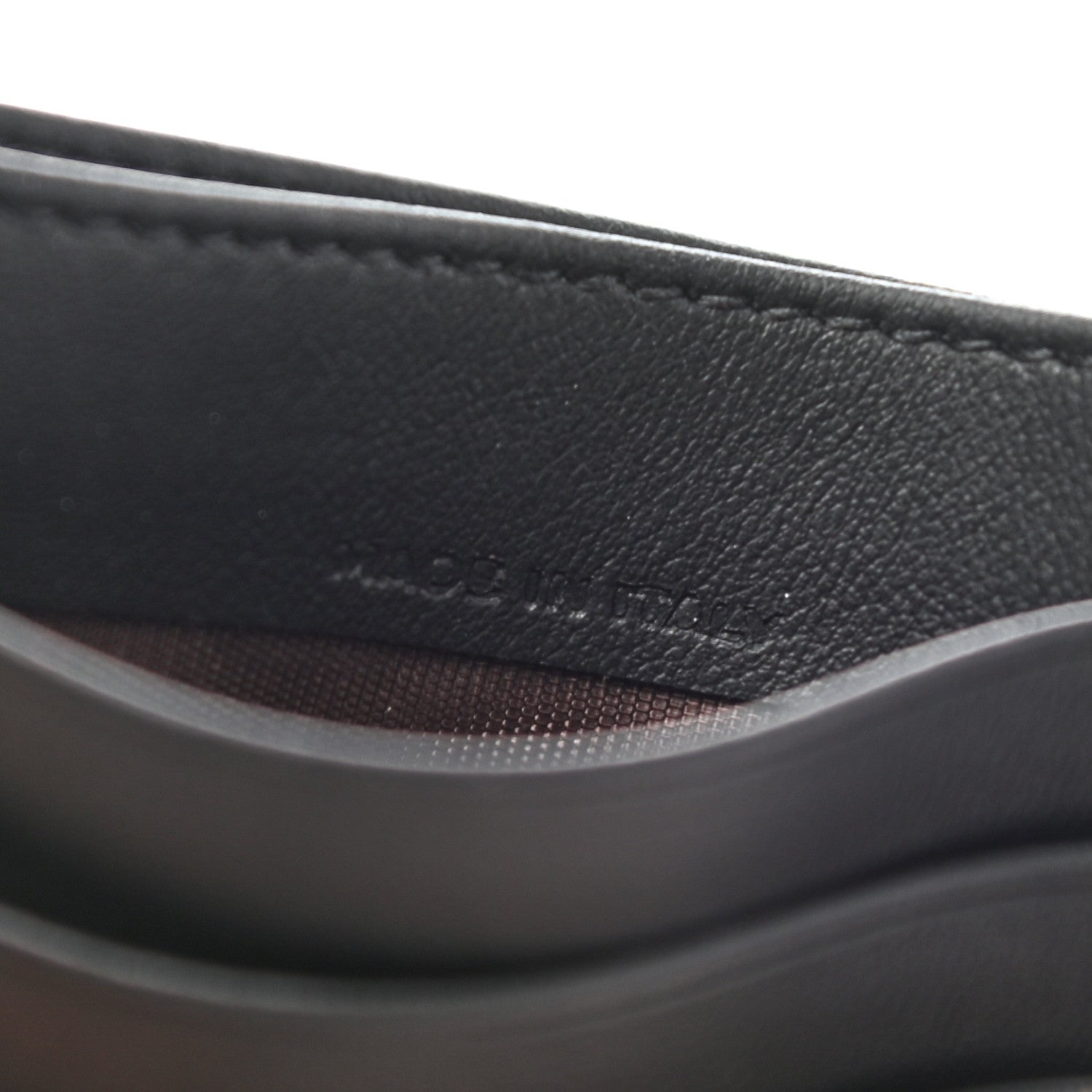 Fendi X SARAH COLEMAN Vitello Grace Light Micro FF Vertigo Embossed Card Holder Maya Black 7 of 7