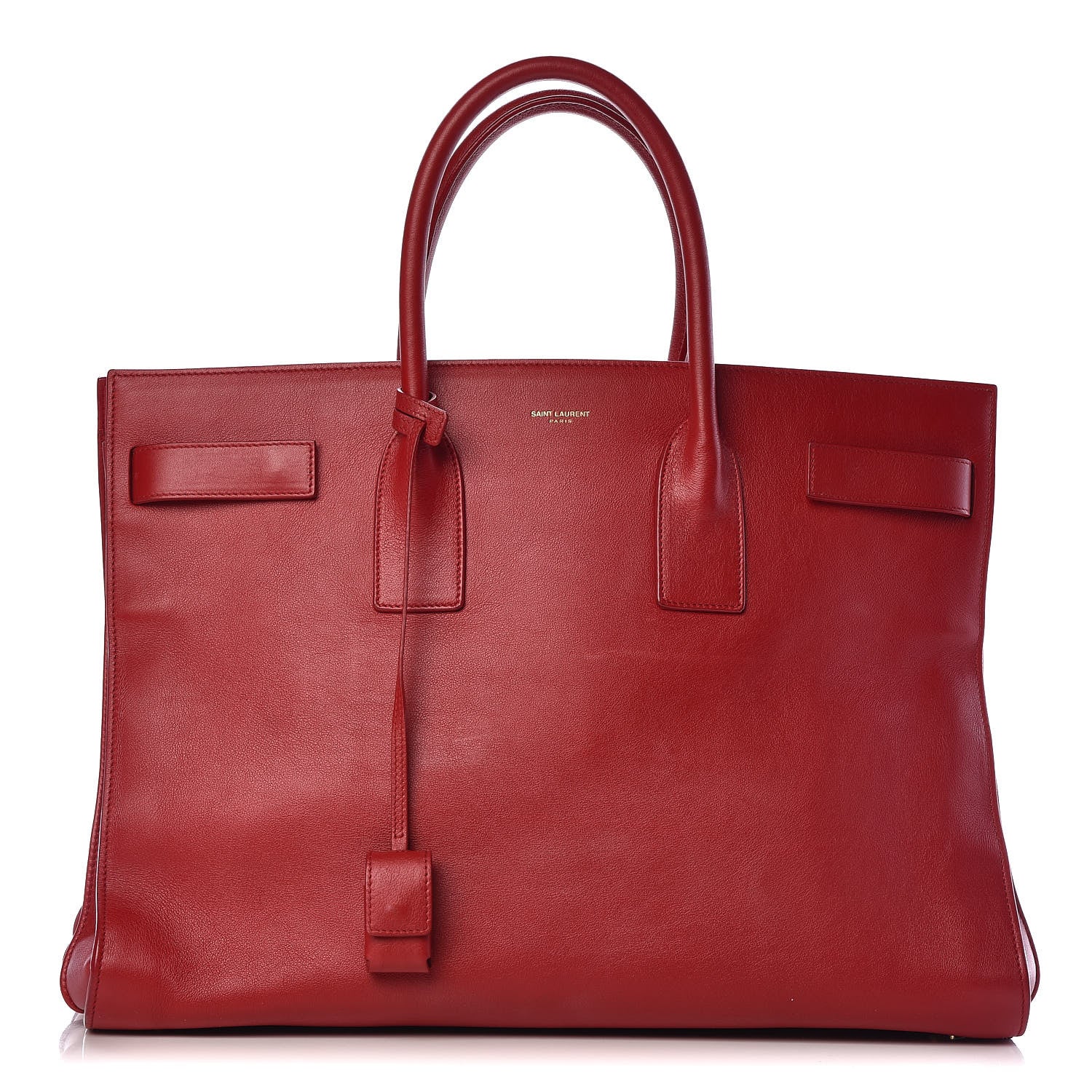 Saint Laurent Calfskin Large Sac de Jour Carryall Rouge Orient 1 of 12