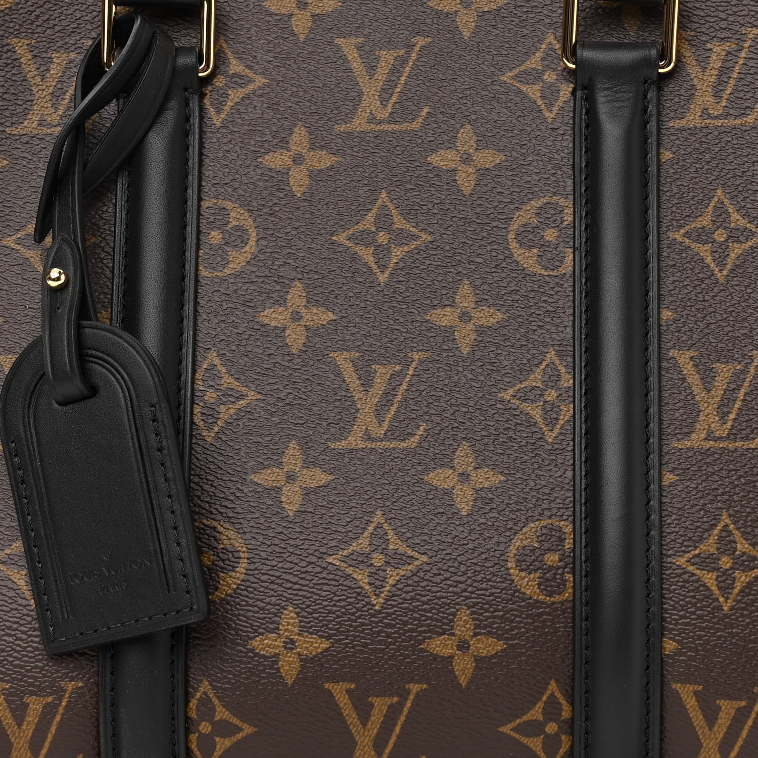 Louis Vuitton Monogram Soufflot MM Black 7 of 9