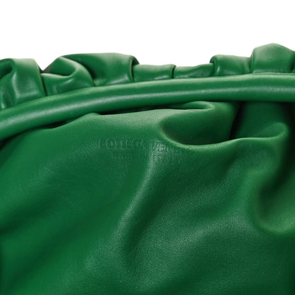 Bottega Veneta Smooth Butter Calf The Pouch Oversized Clutch Racing Green 9 of 12