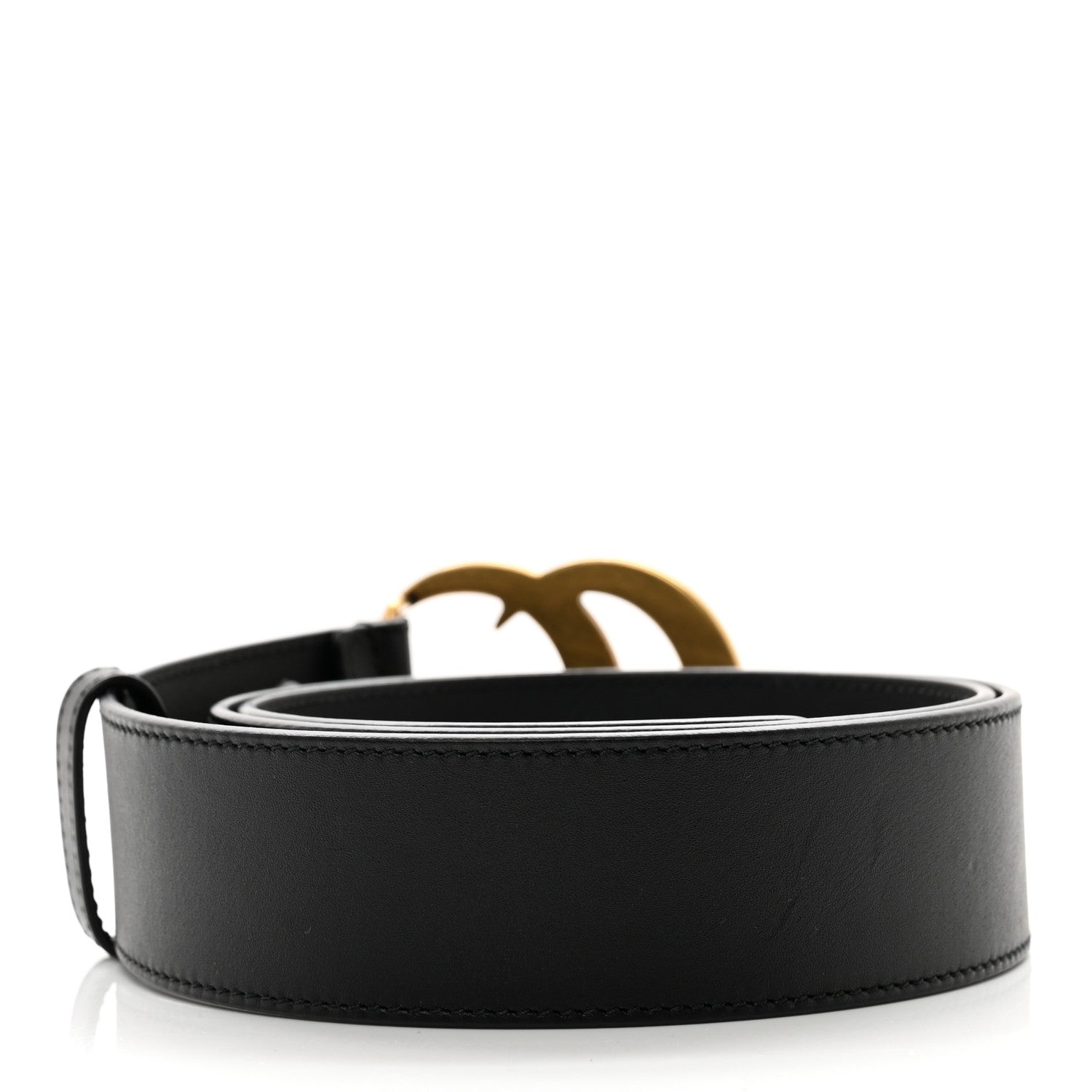 Gucci Calfskin Double G 40mm Belt 85 34 Black 3 of 6