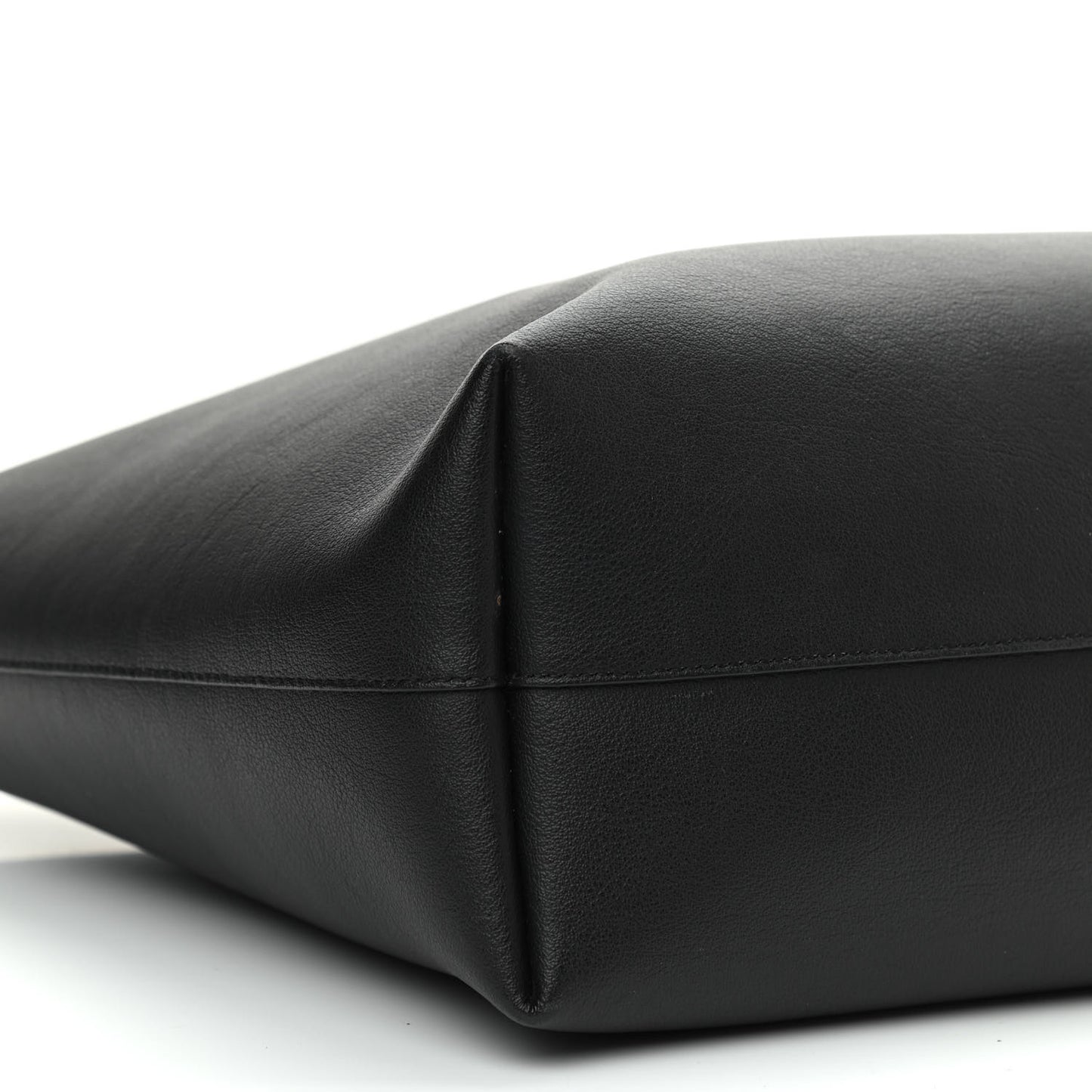 Calfskin Large Shopping Tote Black