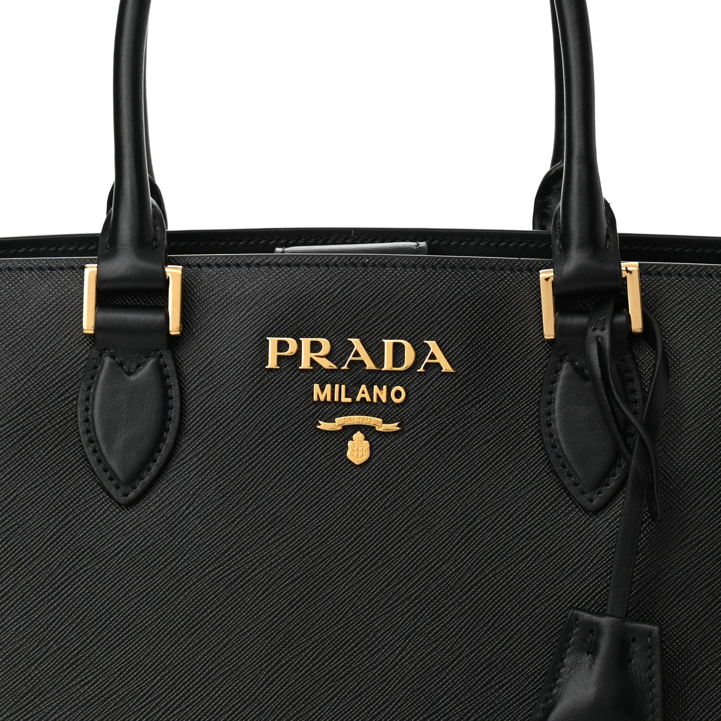Saffiano Soft Calfskin Tote Black