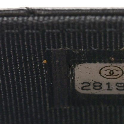 Chanel Aged Calfskin Quilted Reissue Flap Card Holder Black 7 of 11