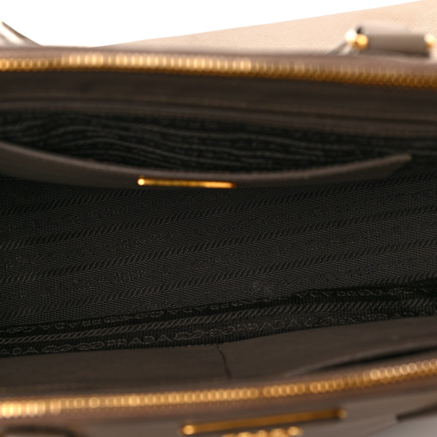 Prada Saffiano Medium Galleria Double Zip Tote Pomice 6 of 10