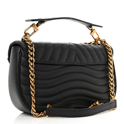 Louis Vuitton Calfskin New Wave Chain MM Black 3 of 10