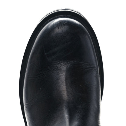 Givenchy Calfskin Combat Boots 39.5 Black 10 of 10