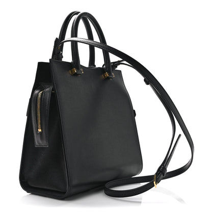 Saint Laurent Grain De Poudre Small Uptown Tote Black 3 of 8