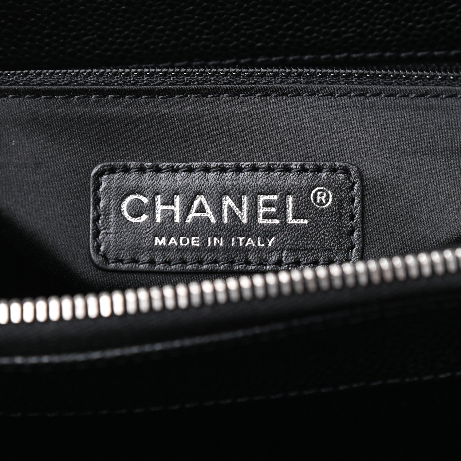Chanel Caviar Quilted Grand Shopping Tote GST Black 6 of 9