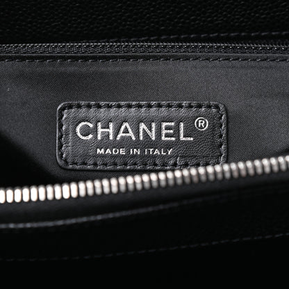 Chanel Caviar Quilted Grand Shopping Tote GST Black 6 of 9