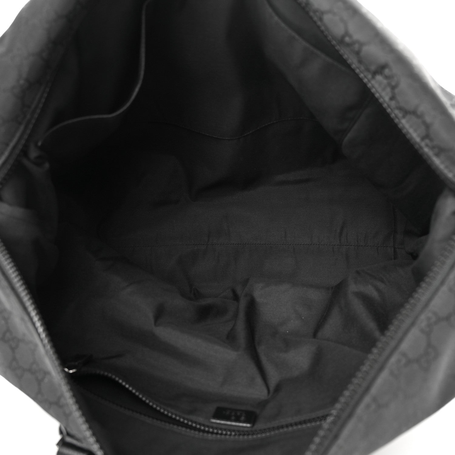 Gucci Nylon Monogram XL Duffle Bag Black 5 of 12
