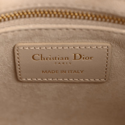 Christian Dior Lambskin Cannage Mini Lady Dior Sand 6 of 14