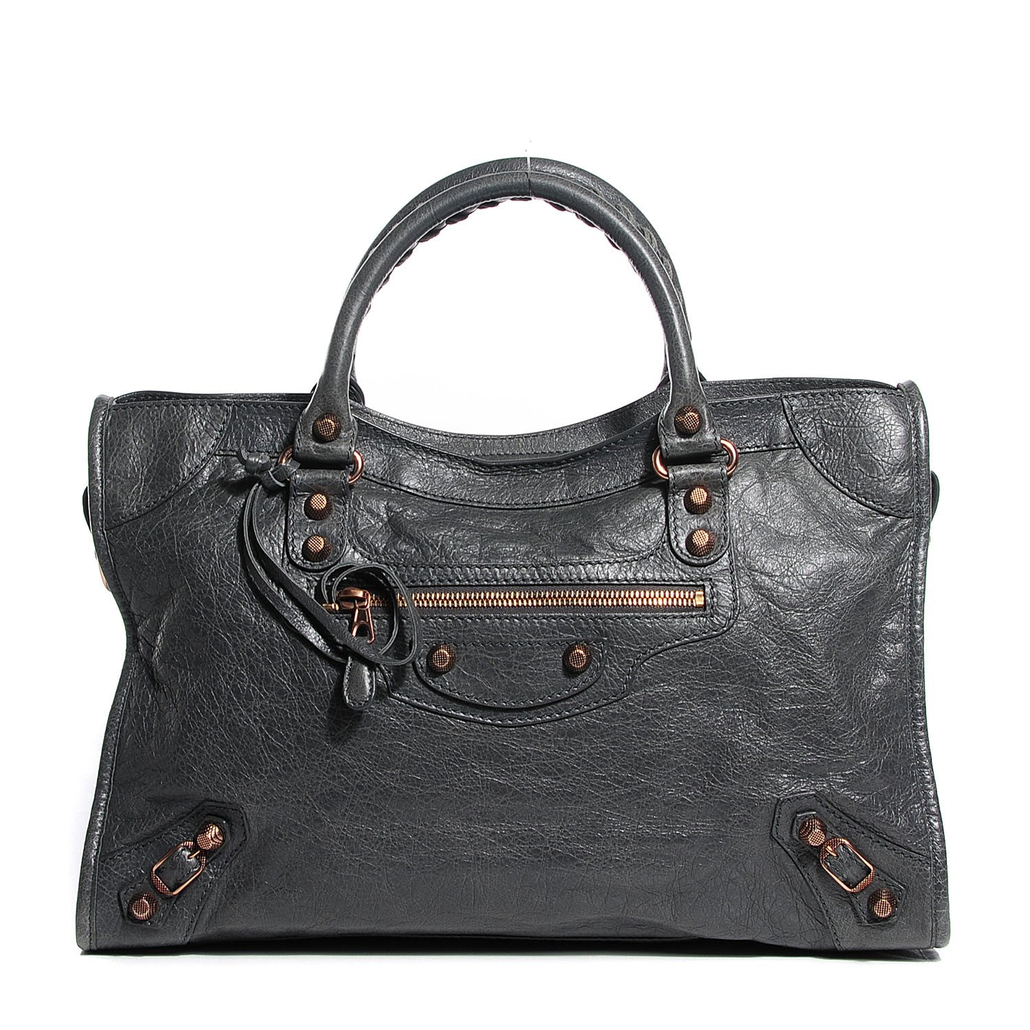 Balenciaga Agneau Giant 12 Rose Gold Hardware City Gris Tarmac 1 of 14