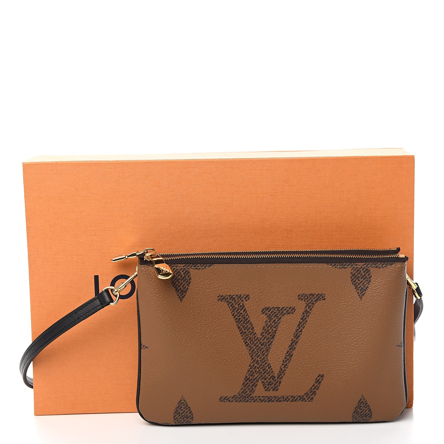 Louis Vuitton Reverse Monogram Giant Double Zip Pochette 10 of 10