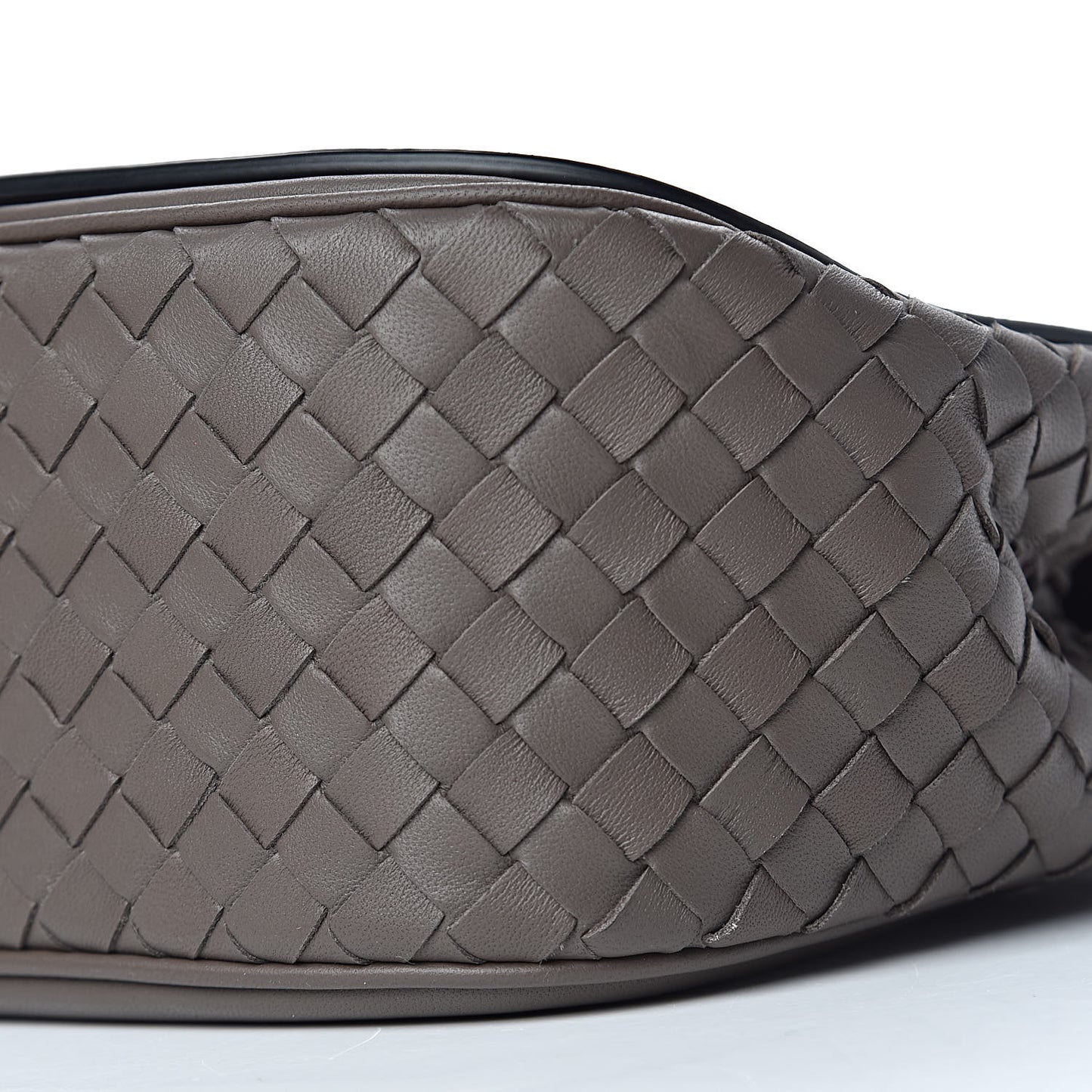 Nappa Intrecciato BV Luna Shoulder Bag New Steel