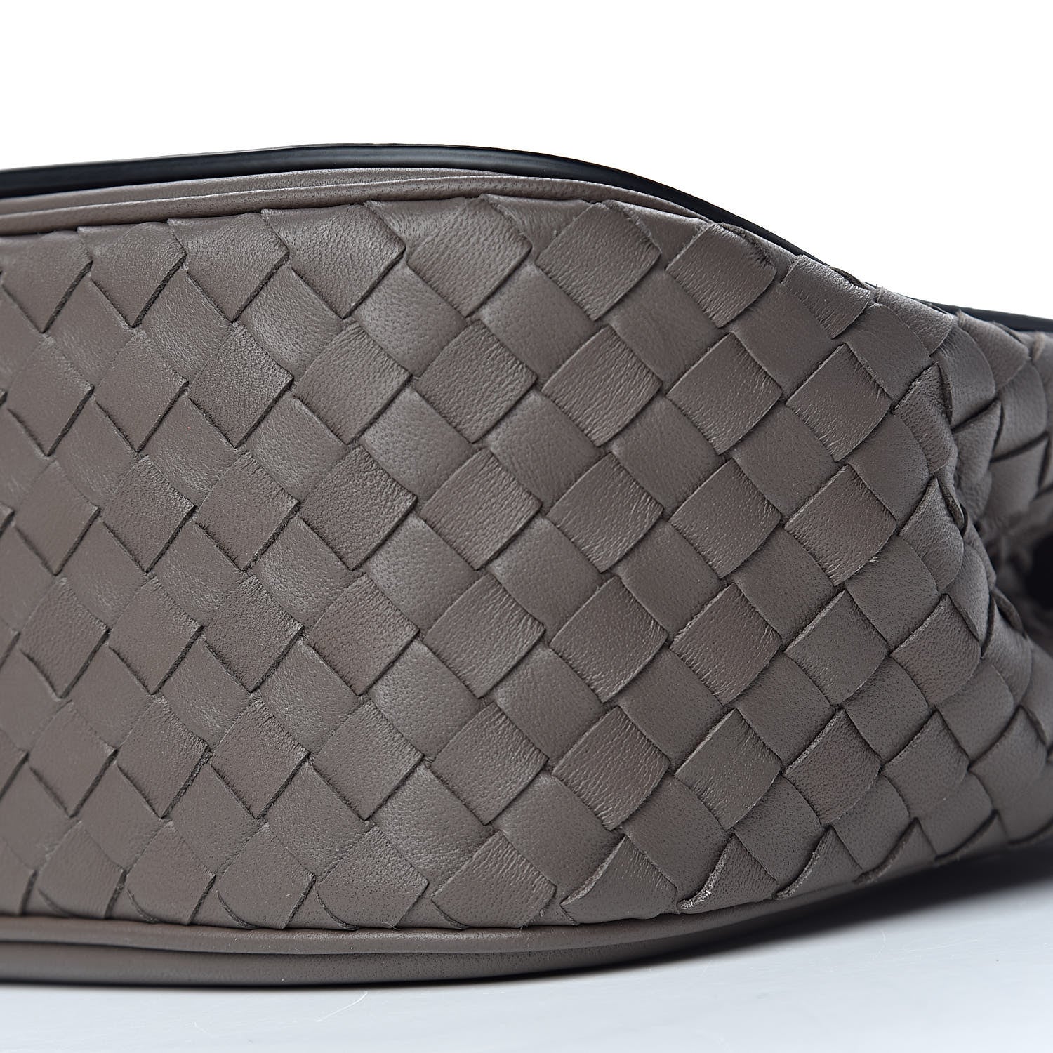 Bottega Veneta Nappa Intrecciato BV Luna Shoulder Bag New Steel 10 of 11
