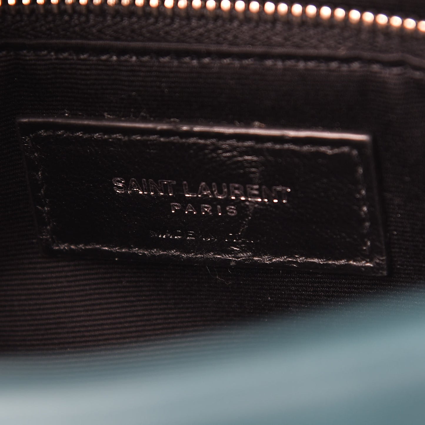 Lambskin Quilted Medium Loulou Puffer Monogram Chain Satchel Vert Canard