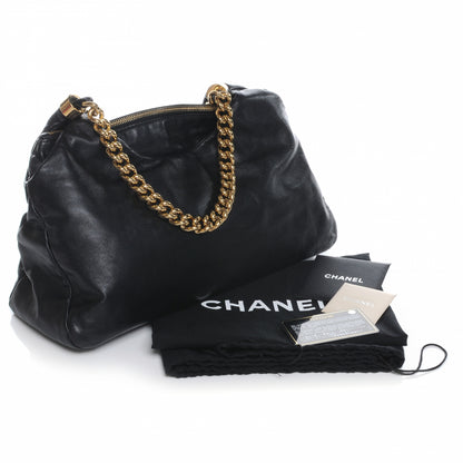 Chanel Calfskin Rodeo Drive Hobo Black 3 of 7