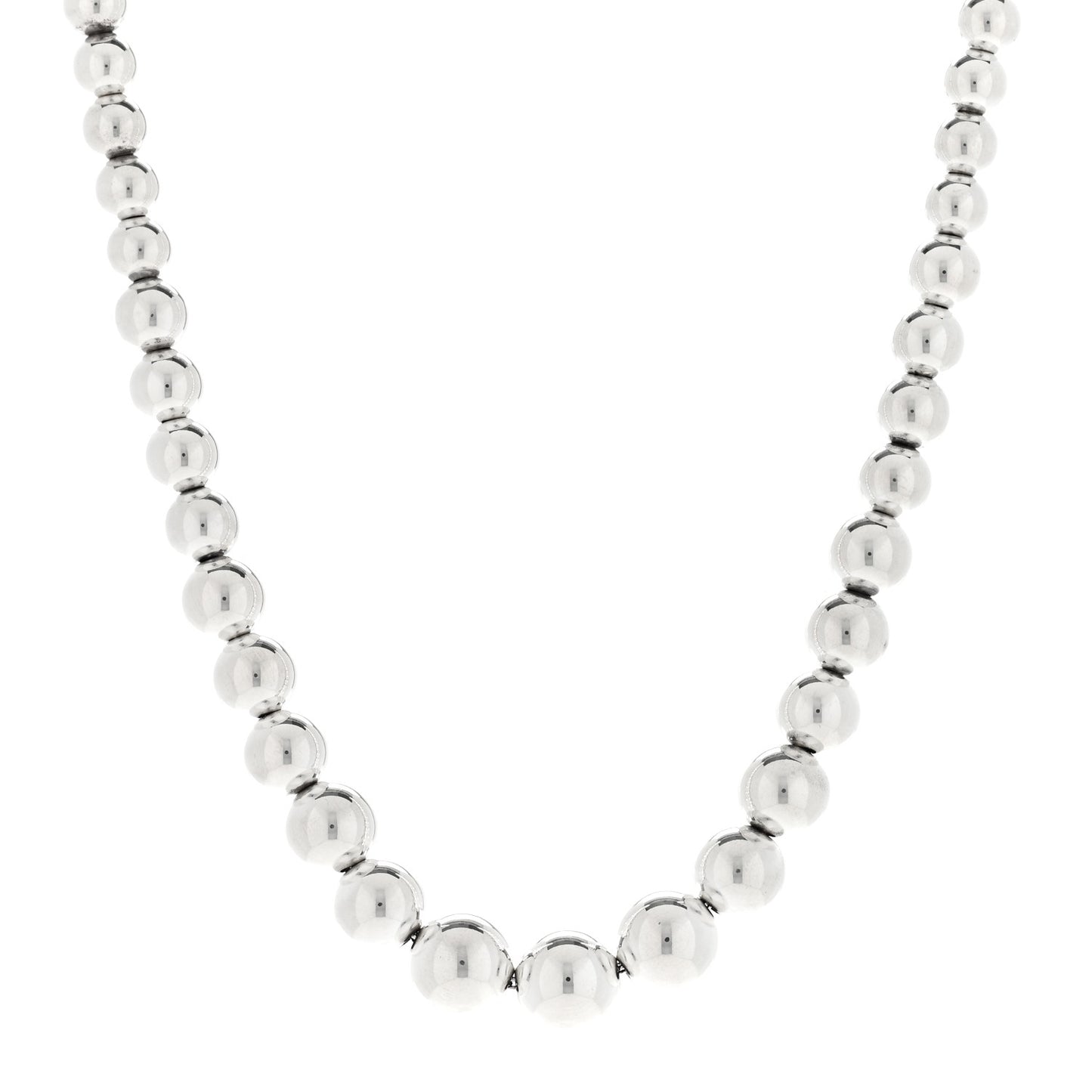 Sterling Silver HardWear Graduated Ball Necklace