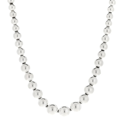 Tiffany Sterling Silver HardWear Graduated Ball Necklace 1 of 4